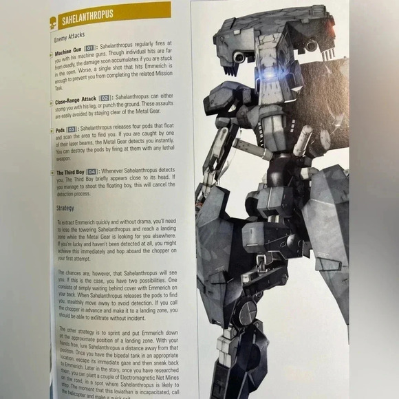 Metal Gear Solid V The Phantom  Pain - Game Guide w/ Map Poster - Picture 11 of 16